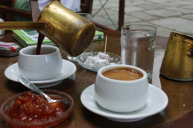 Greek drinks: Greek coffee